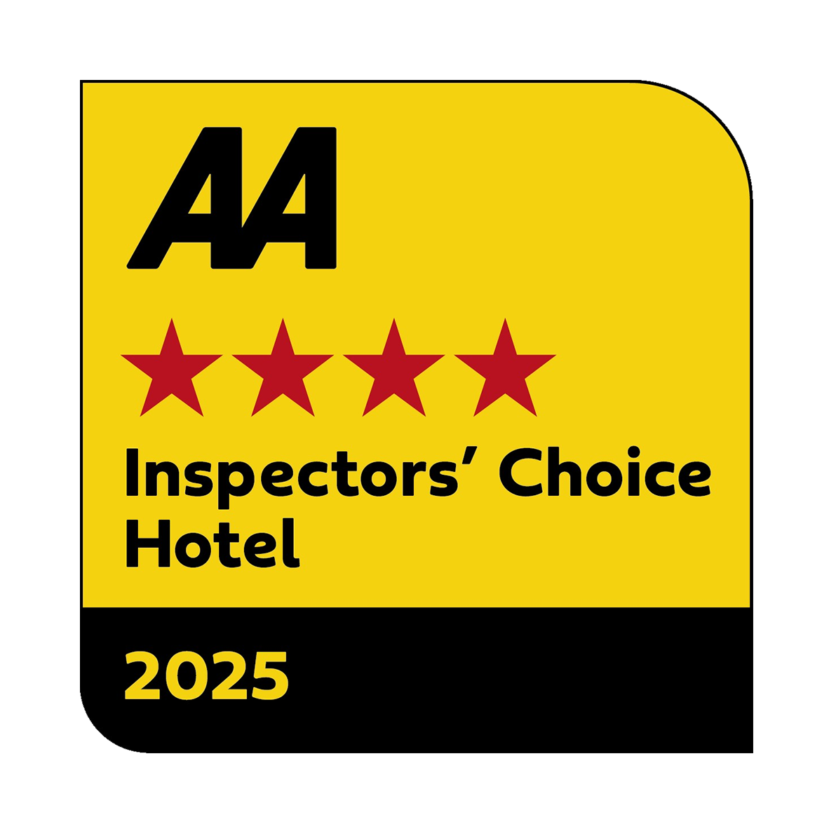 AA 4-Star Hotel accreditation award