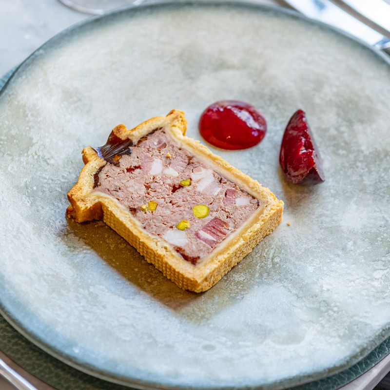 Artisan dessert creation at Dormy House